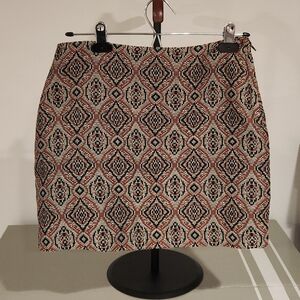 Geometric Patterned Skirt